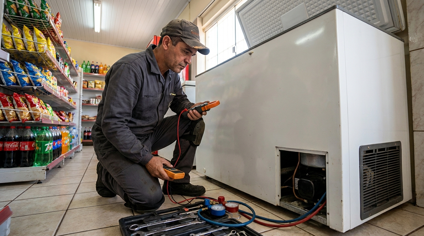 Conserto de placa eletrônica de freezer em Porto Alegre‑RS